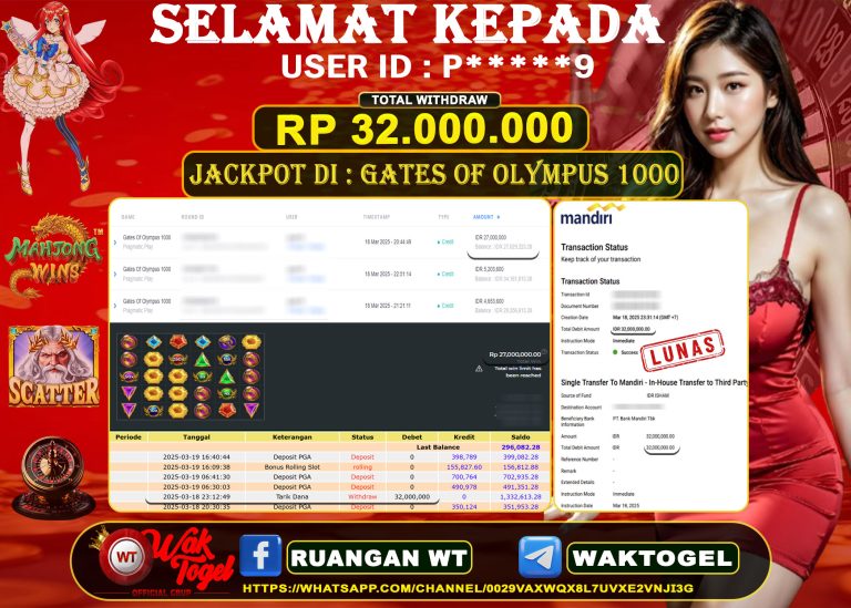 BUKTI PEMBAYARAN SLOT WAKTOGEL