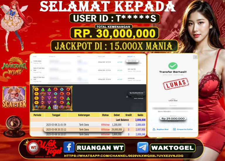 BUKTI PEMBAYARAN SLOT WAKTOGEL