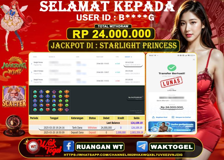BUKTI PEMBAYARAN SLOT WAKTOGEL
