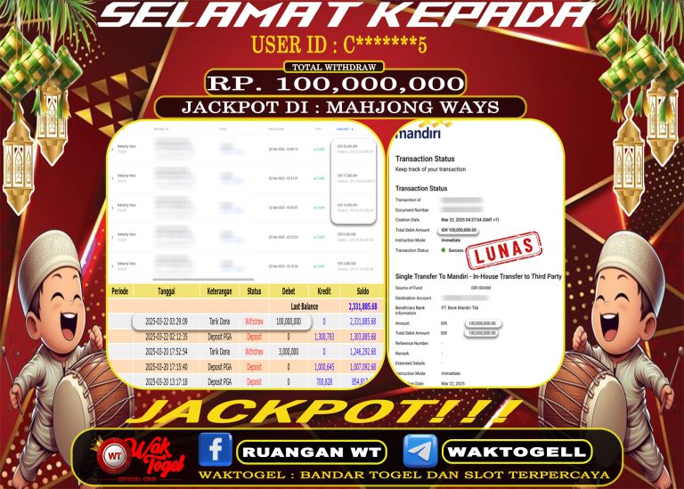 BUKTI PEMBAYARAN SLOT WAKTOGEL