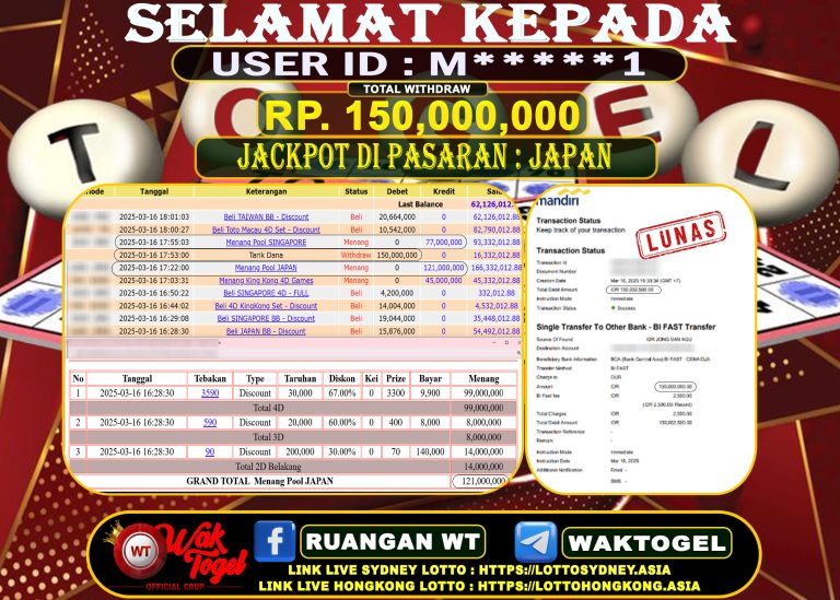 BUKTI PEMBAYARAN JAPAN WAKTOGEL