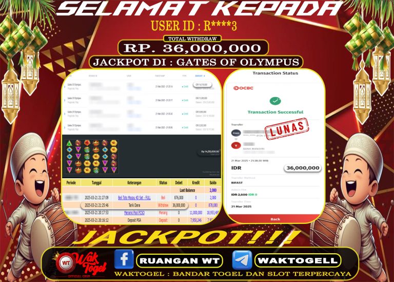 BUKTI PEMBAYARAN SLOT WAKTOGEL