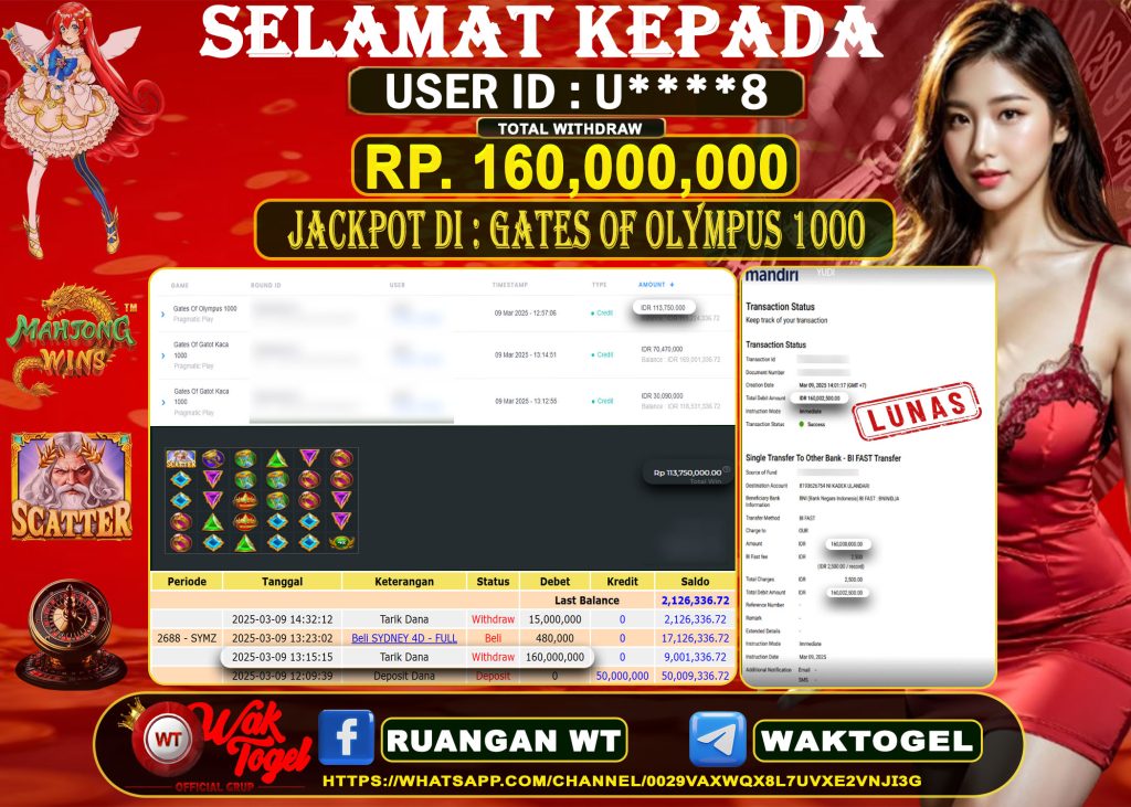 BUKTI PEMBAYARAN SLOT WAKTOGEL
