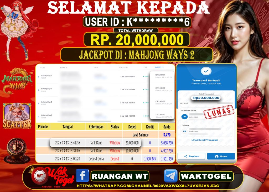 BUKTI PEMBAYARAN SLOT WAKTOGEL