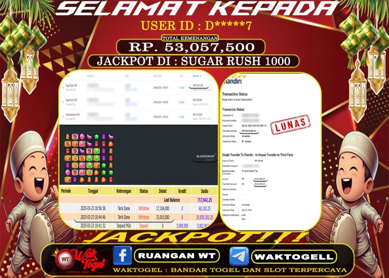 BUKTI PEMBAYARAN SLOT WAKTOGEL