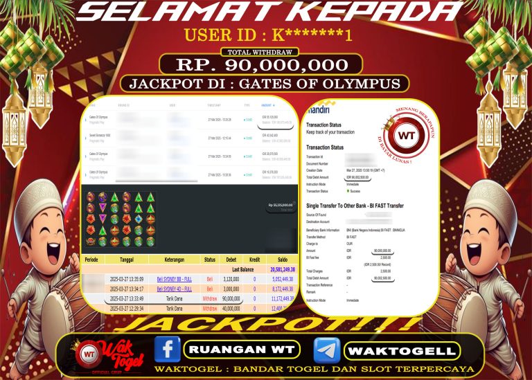 BUKTI PEMBAYARAN SLOT WAKTOGEL