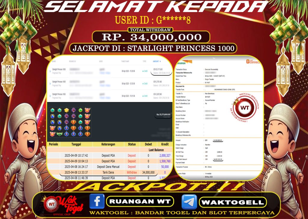 BUKTI PEMBAYARAN SLOT WAKTOGEL