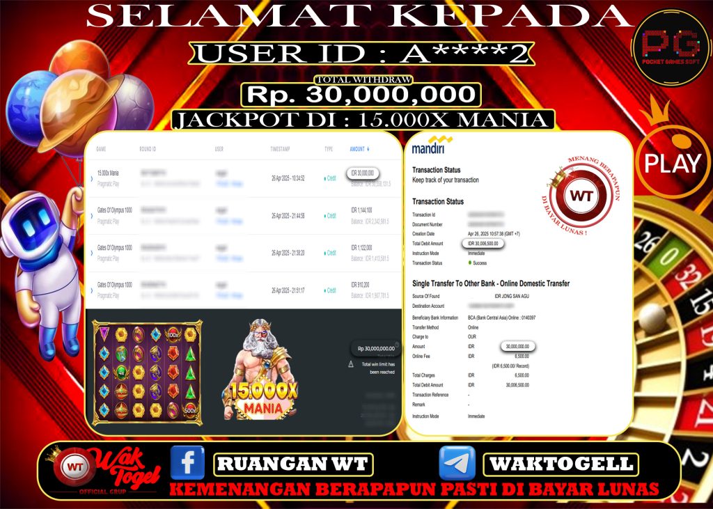 BUKTI PEMBAYARAN SLOT WAKTOGEL