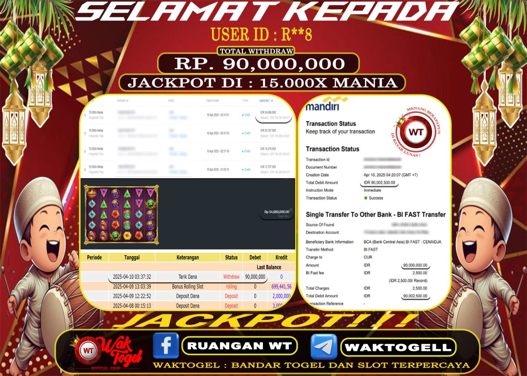 BUKTI PEMBAYARAN SLOT WAKTOGEL