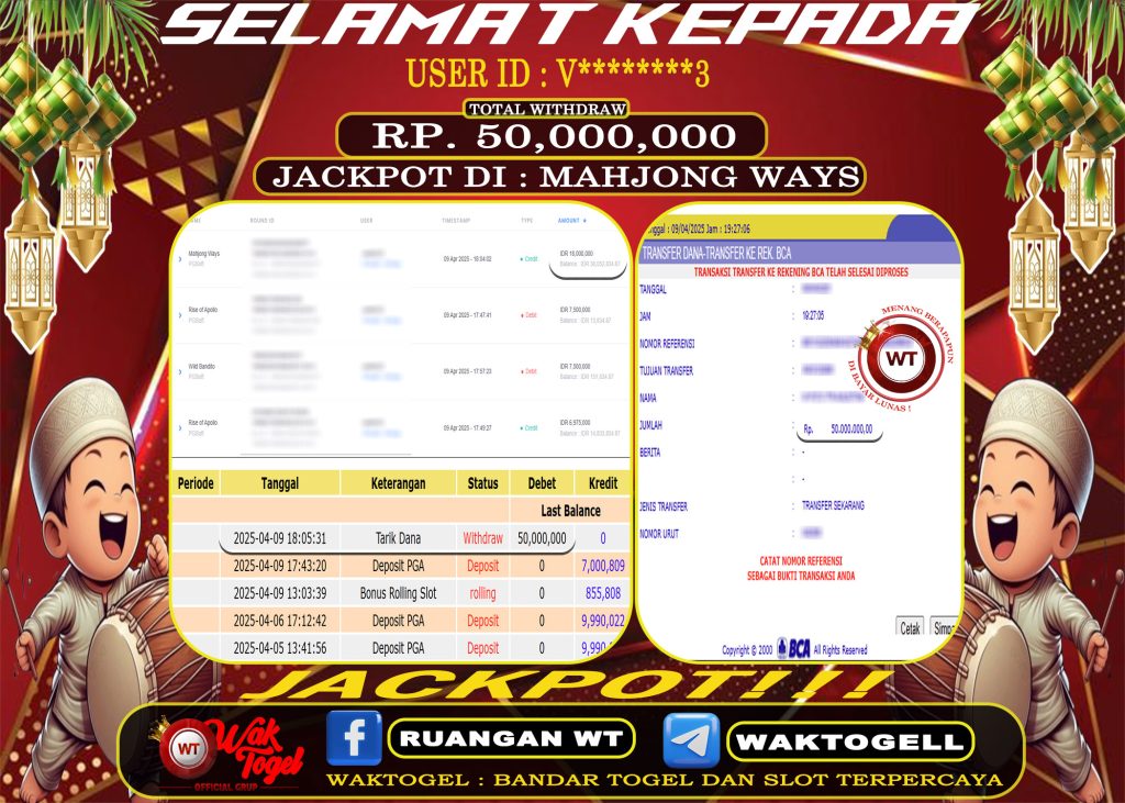 BUKTI PEMBAYARAN SLOT WAKTOGEL