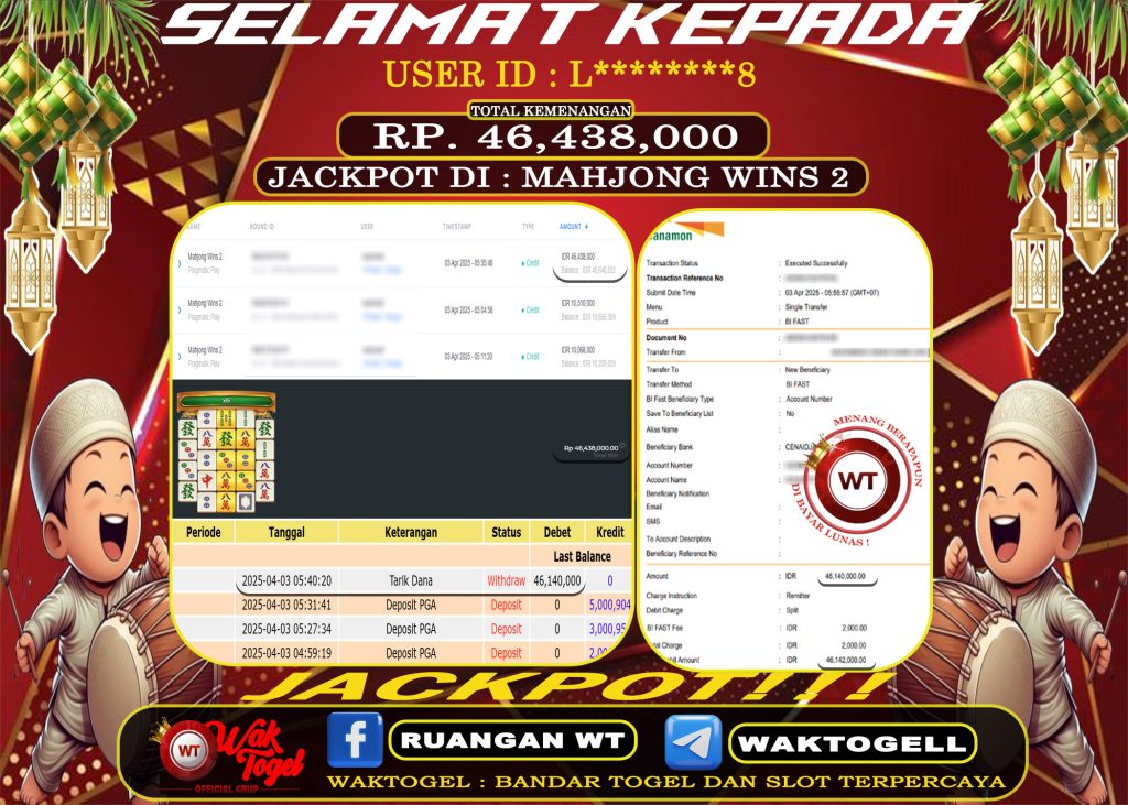BUKTI PEMBAYARAN SLOT WAKTOGEL