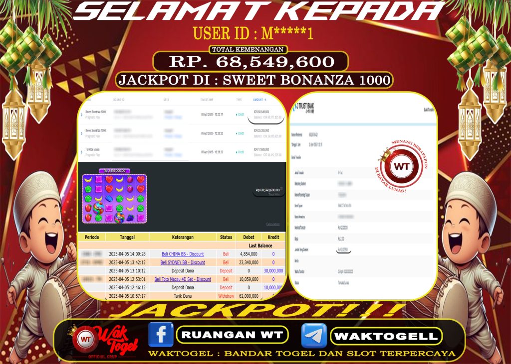 BUKTI PEMBAYARAN SLOT WAKTOGEL
