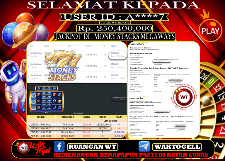BUKTI PEMBAYARAN SLOT WAKTOGEL