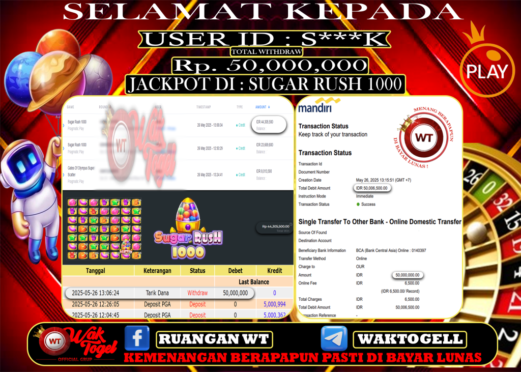 BUKTI PEMBAYARAN SLOT WAKTOGEL