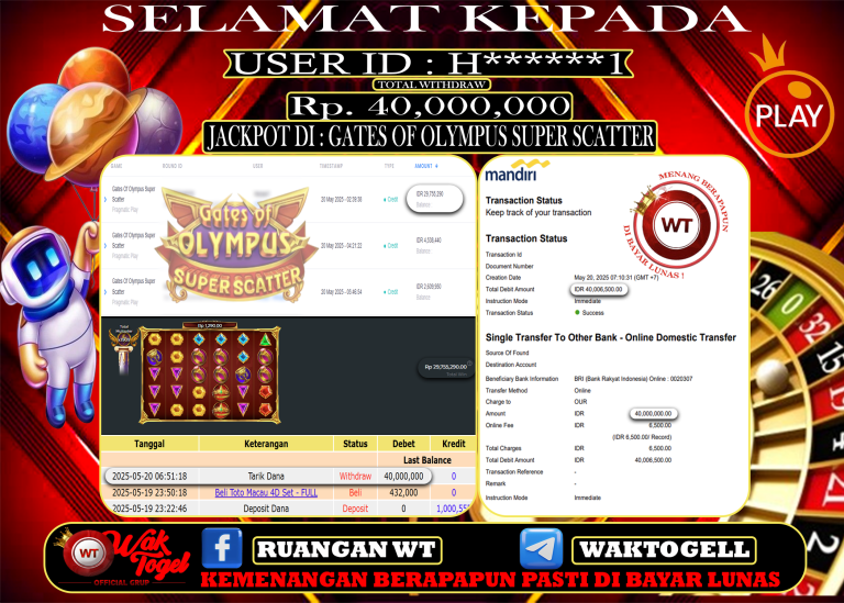 BUKTI PEMBAYARAN SLOT WAKTOGEL