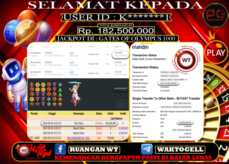BUKTI PEMBAYARAN SLOT WAKTOGEL