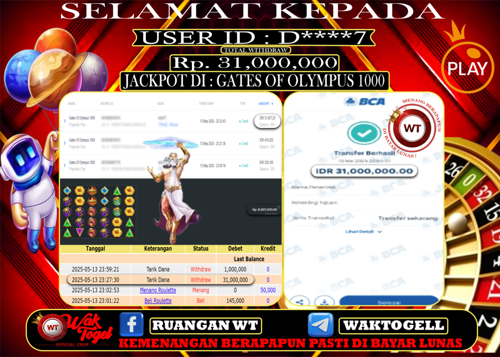 BUKTI PEMBAYARAN SLOT WAKTOGEL