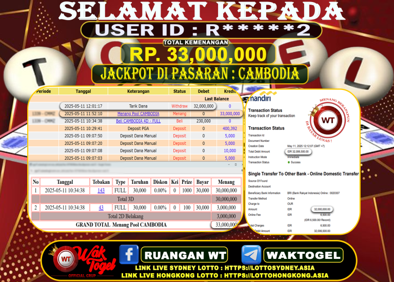 BUKTI PEMBAYARAN CAMBODIA WAKTOGEL
