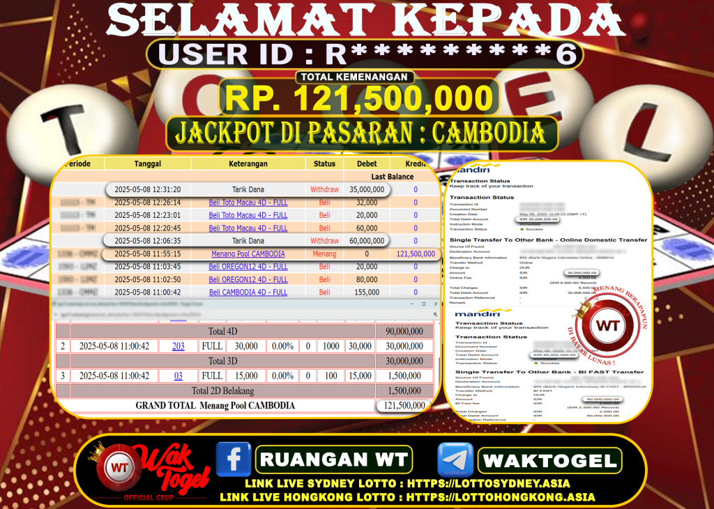 BUKTI PEMBAYARAN CAMBODIA WAKTOGEL