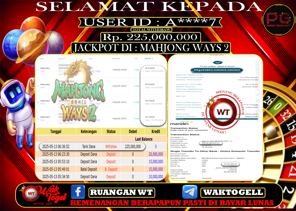 BUKTI PEMBAYARAN SLOT WAKTOGEL