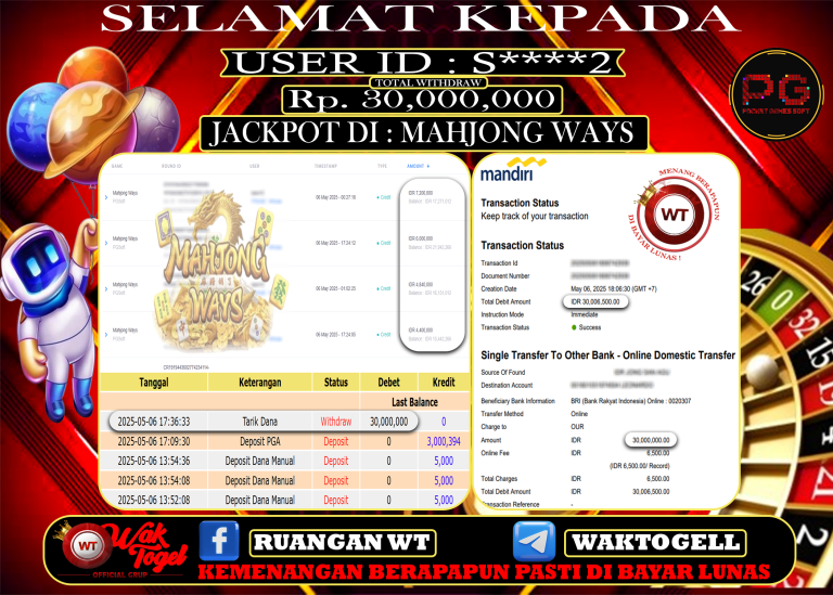 BUKTI PEMBAYARAN SLOT WAKTOGEL