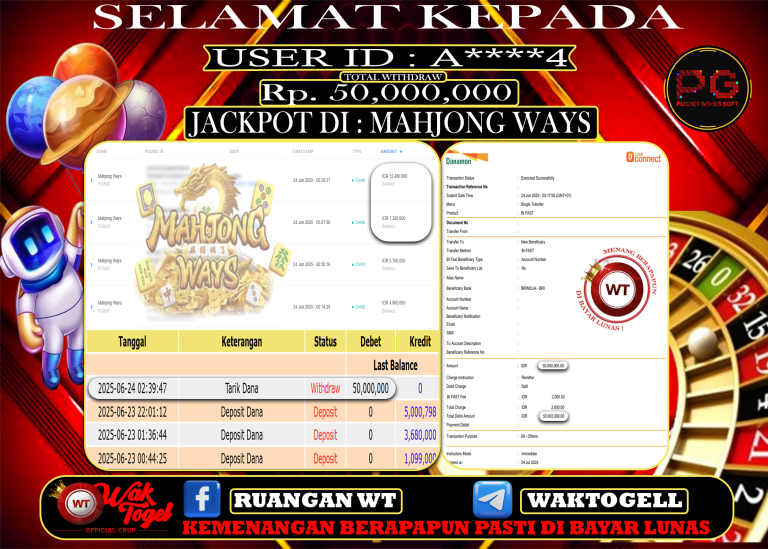 BUKTI PEMBAYARAN SLOT WAKTOGEL