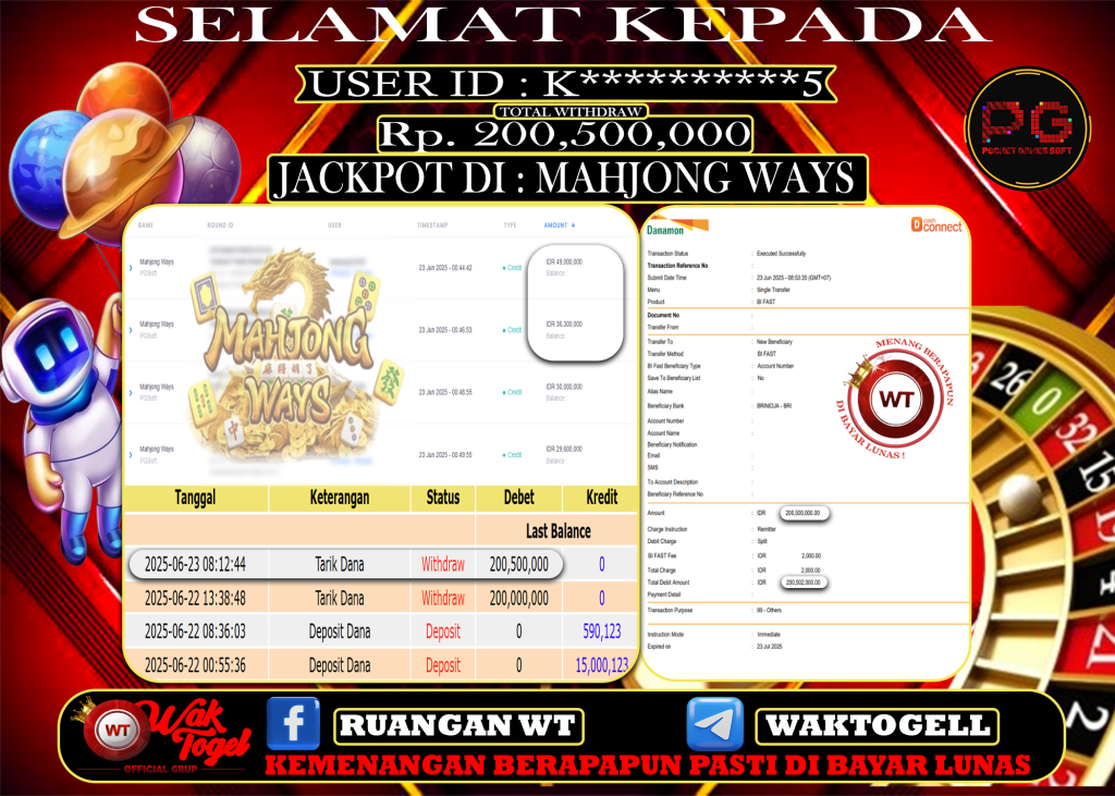 BUKTI PEMBAYARAN SLOT WAKTOGEL