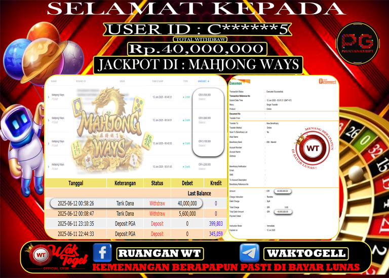 BUKTI PEMBAYARAN SLOT WAKTOGEL