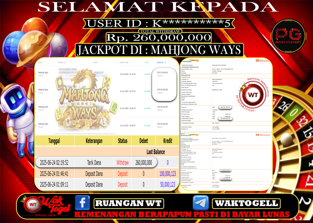 BUKTI PEMBAYARAN SLOT WAKTOGEL