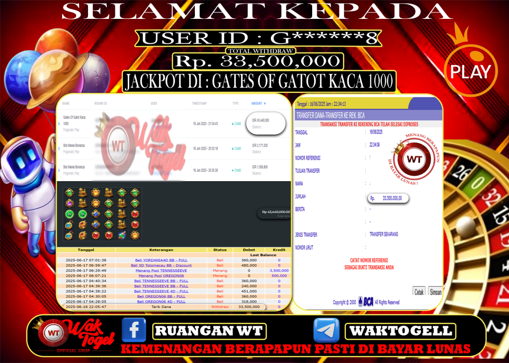 BUKTI PEMBAYARAN SLOT WAKTOGEL