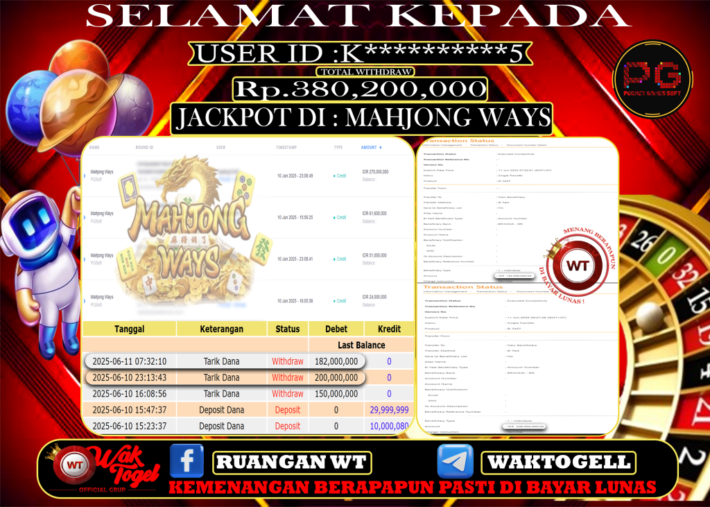 BUKTI PEMBAYARAN SLOT WAKTOGEL