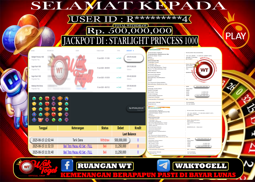 BUKTI PEMBAYARAN SLOT WAKTOGEL