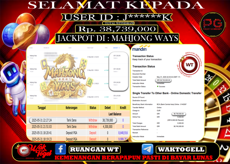BUKTI PEMBAYARAN SLOT WAKTOGEL