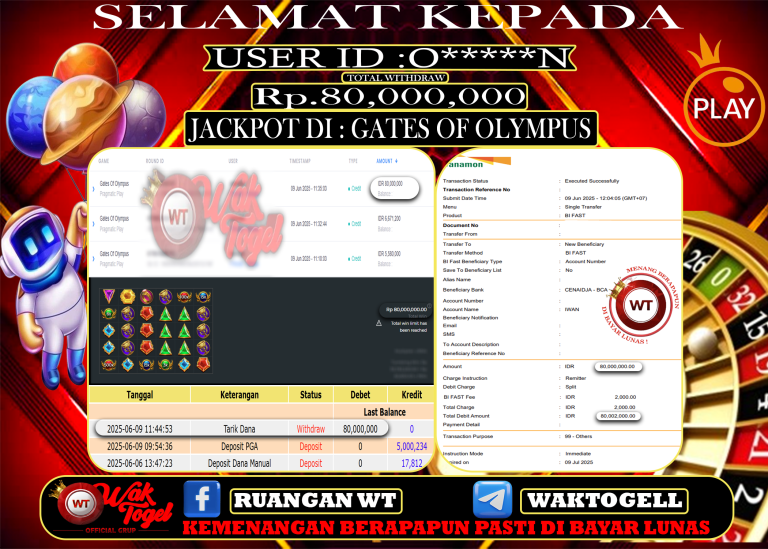 BUKTI PEMBAYARAN SLOT WAKTOGEL