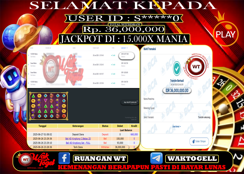BUKTI PEMBAYARAN SLOT WAKTOGEL