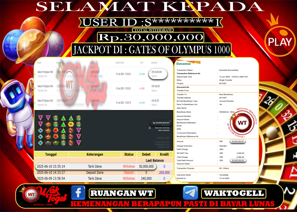 BUKTI PEMBAYARAN SLOT WAKTOGEL
