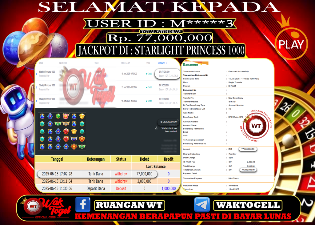 BUKTI PEMBAYARAN SLOT WAKTOGEL