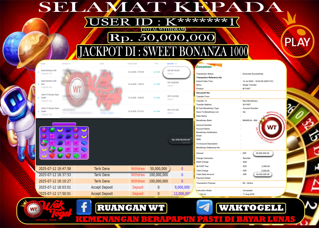 BUKTI PEMBAYARAN SLOT WAKTOGEL
