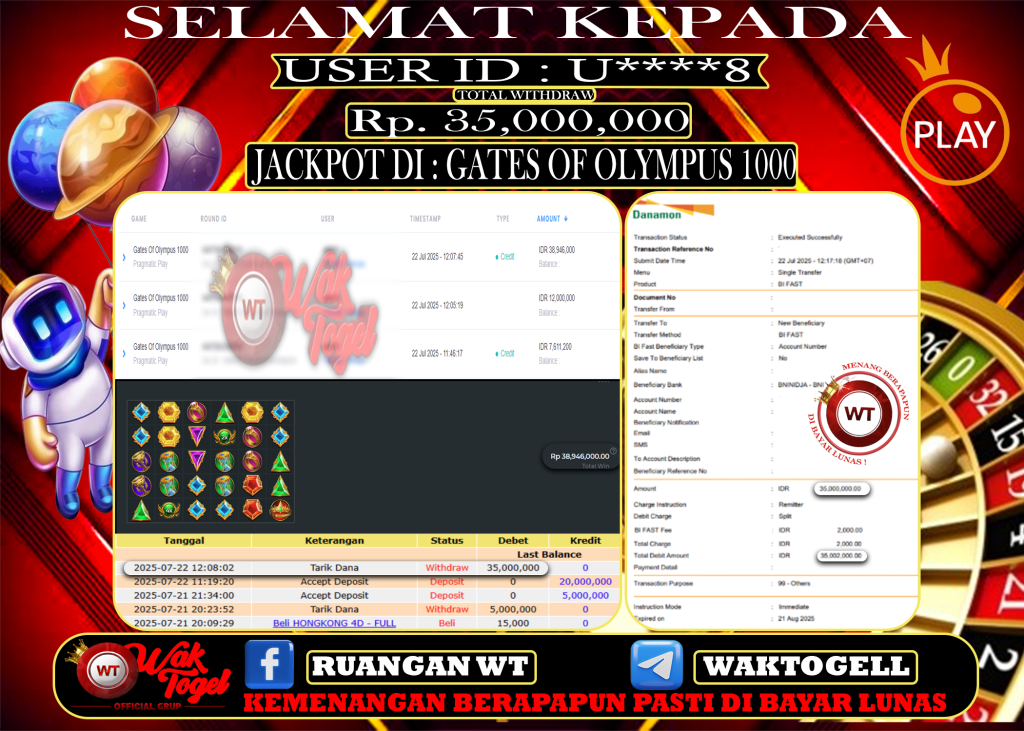 BUKTI PEMBAYARAN SLOT WAKTOGEL