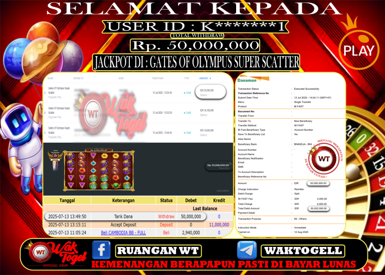 BUKTI PEMBAYARAN SLOT WAKTOGEL