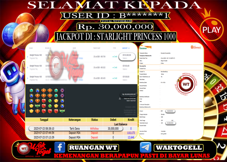 BUKTI PEMBAYARAN SLOT WAKTOGEL