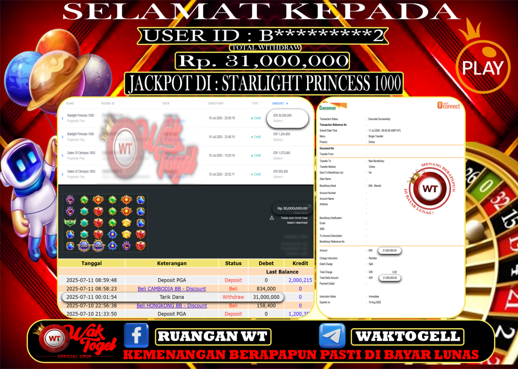 BUKTI PEMBAYARAN SLOT WAKTOGEL