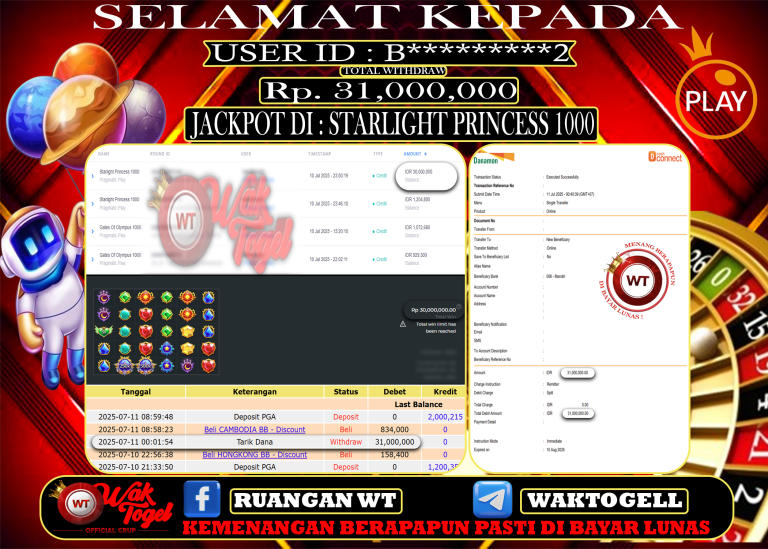 BUKTI PEMBAYARAN SLOT WAKTOGEL
