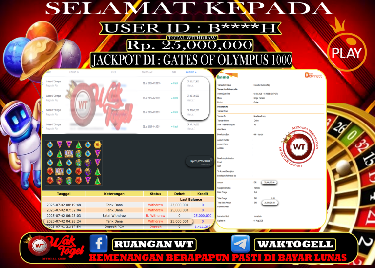 BUKTI PEMBAYARAN SLOT WAKTOGEL