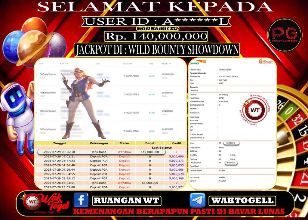 BUKTI PEMBAYARAN SLOT WAKTOGEL