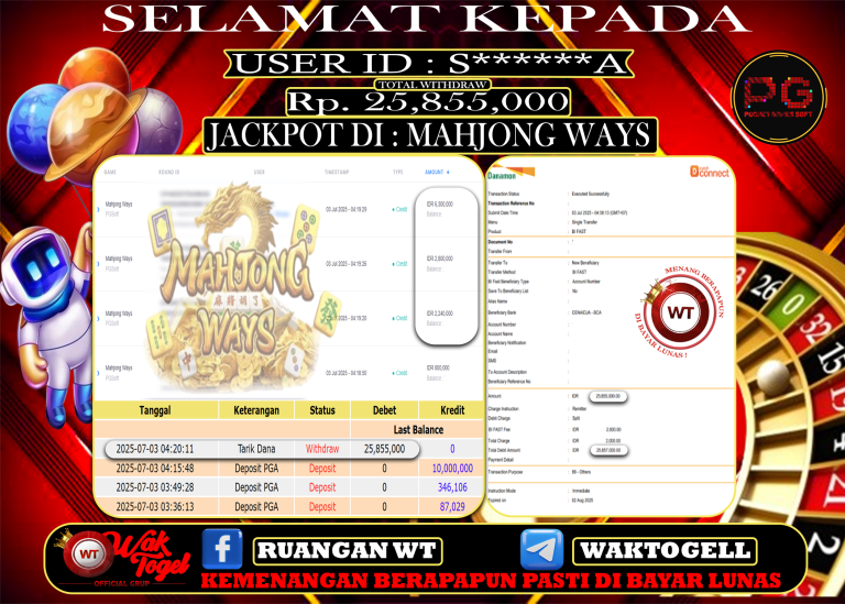 BUKTI PEMBAYARAN SLOT WAKTOGEL