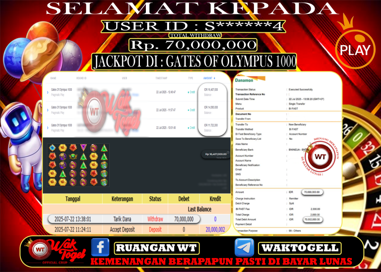 BUKTI PEMBAYARAN SLOT WAKTOGEL