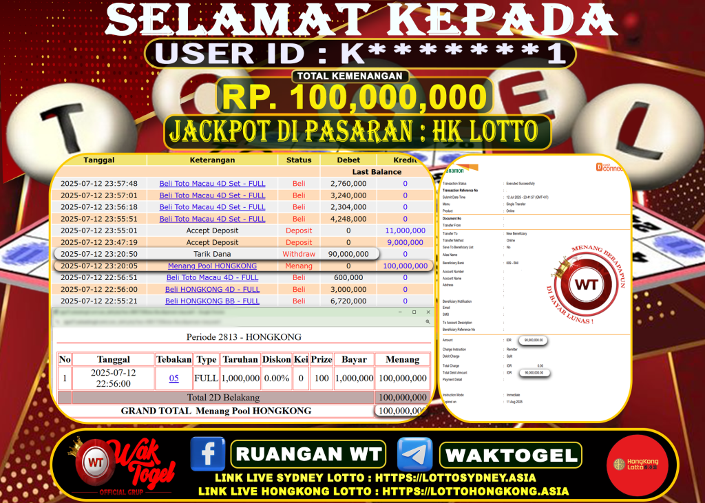 BUKTI PEMBAYARAN HONGKONG LOTTO WAKTOGEL