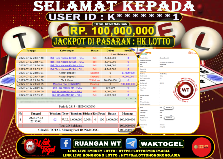 BUKTI PEMBAYARAN HONGKONG LOTTO WAKTOGEL
