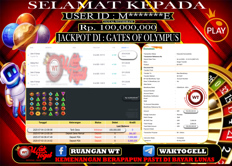 BUKTI PEMBAYARAN SLOT WAKTOGEL